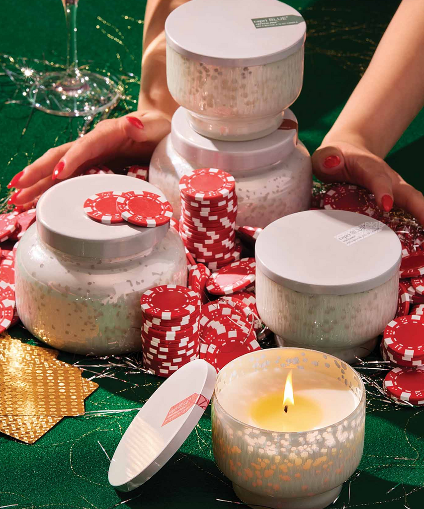 Confetti Glass Tealight Holder