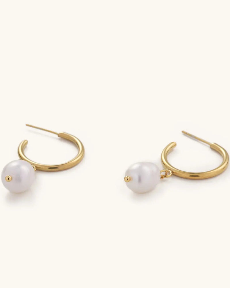 HYERES LOR】25SS☆ H Edition SL Pearl 1Touch Earrings 8mm HYERES LOR】25SS☆ H Edition SL Pearl 1Touch Earrings 8mm