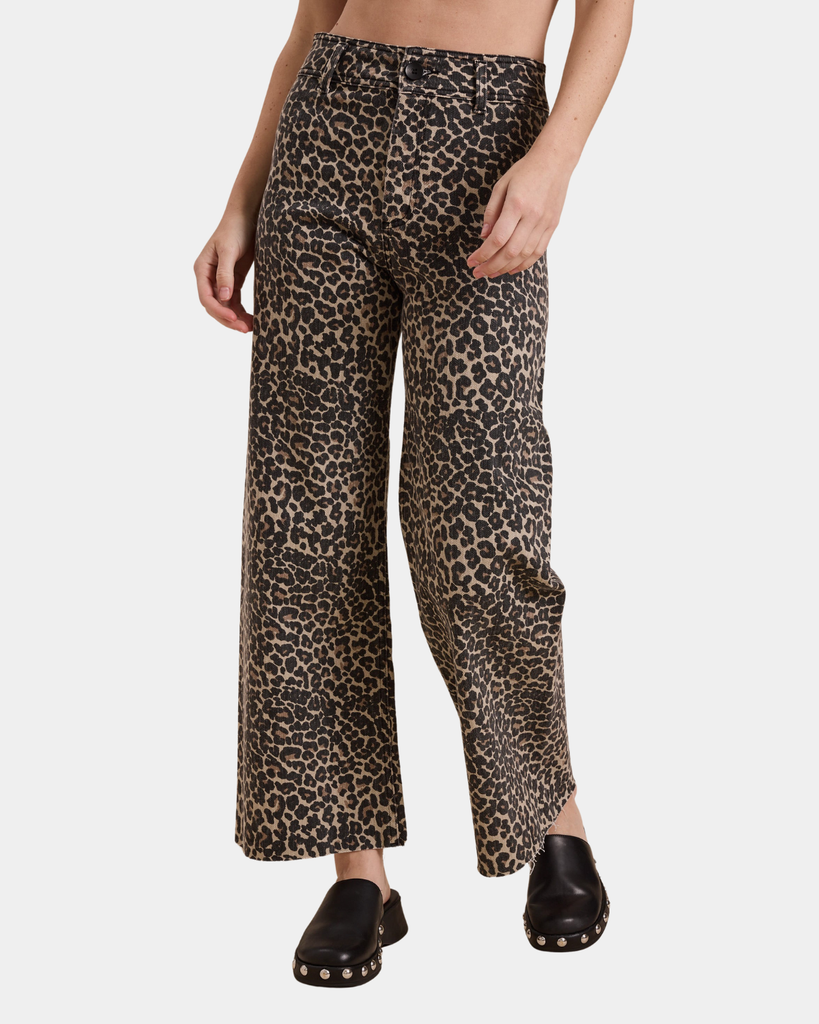 Leopard She Leopard Print Pants - Brown Multi – She She Boutique