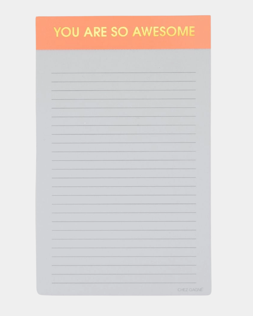 She H Notepad Lined Notepad - You Are So Awesome – She She Boutique