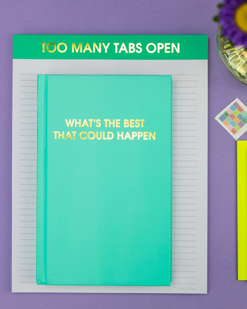 She H Notepad Large Memo Notepad - Too Many Tabs Open – She She Boutique
