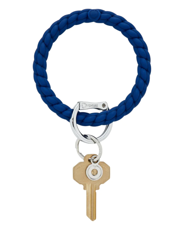 Silicone Big O Key Rig Braided - Black, Navy, Gold Rush, Quicksilver O ...