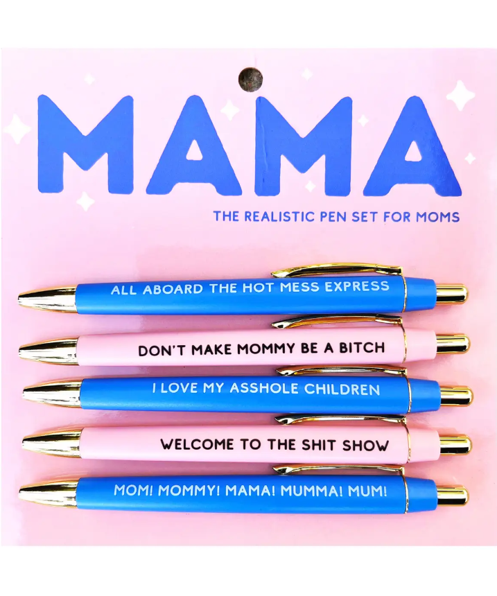 Pen Set - Mama, Affirmations, Motivational for Badass Babes OR