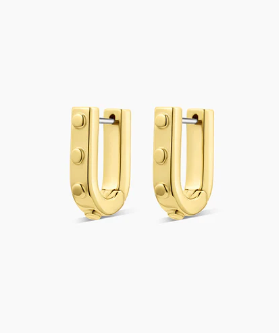 Gorjana Asher Link Huggies - Gold – She She Boutique