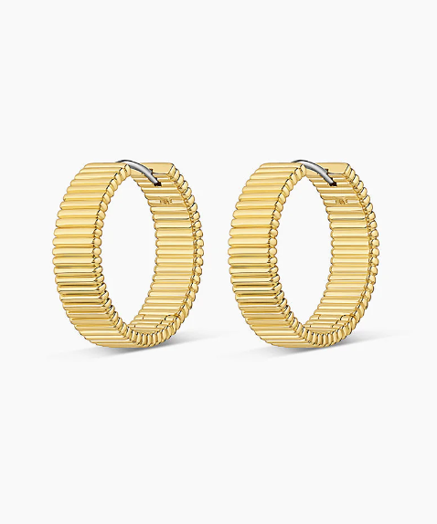 Gorjana Catalina Hoops - Gold – She She Boutique