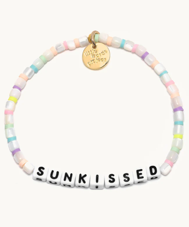 Sunshine Gold Little Words Project Bracelet