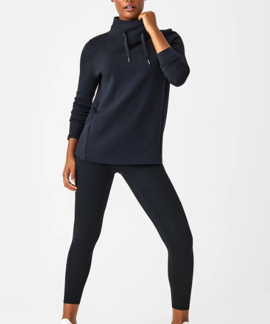 Spanx AirEssentials Got-Ya Covered Pullover - Very Black – She She Boutique